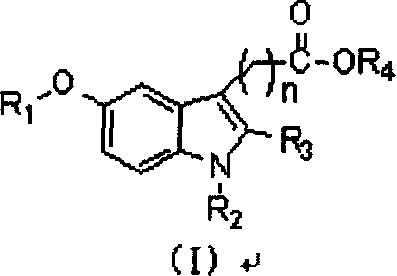 Indole kind compound with insuline sensitizing activity and its preparation method and use