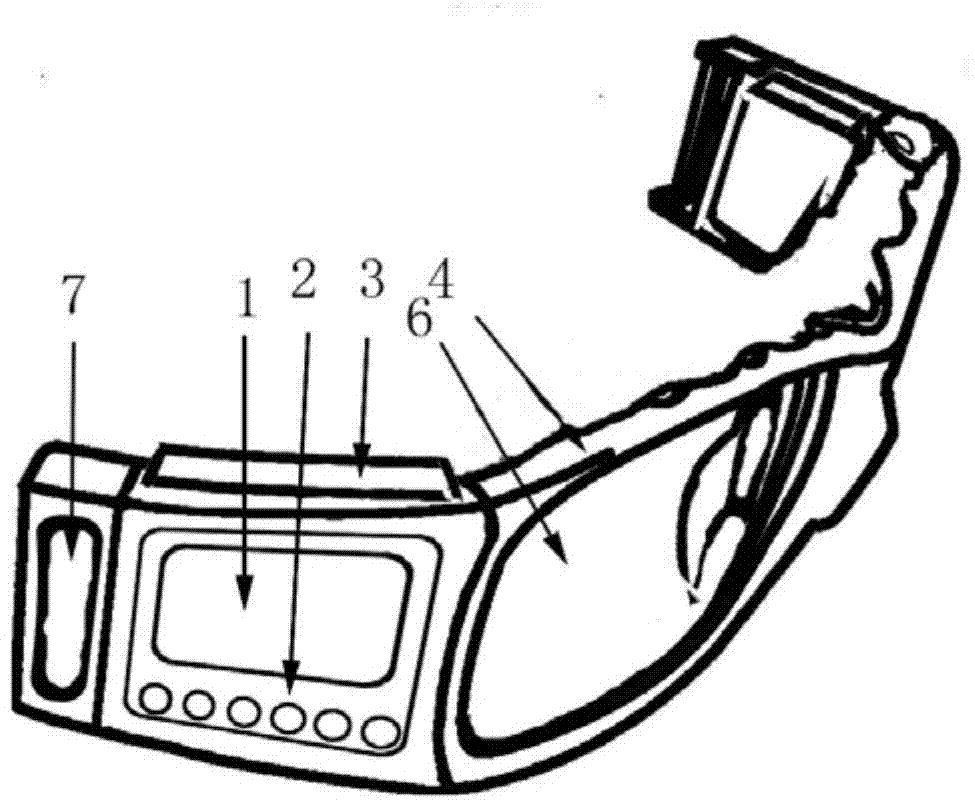 Eye war wound first-aid glasses