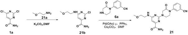 A kind of 4-pyrimidinecarboxamide compound, pharmaceutical composition, preparation method and application