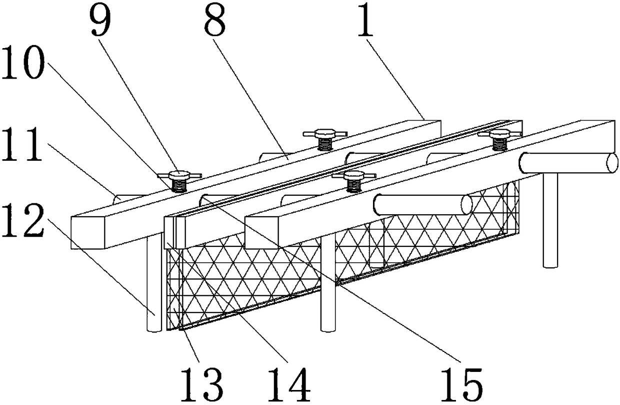 Cylinder body logistics conveying material channel