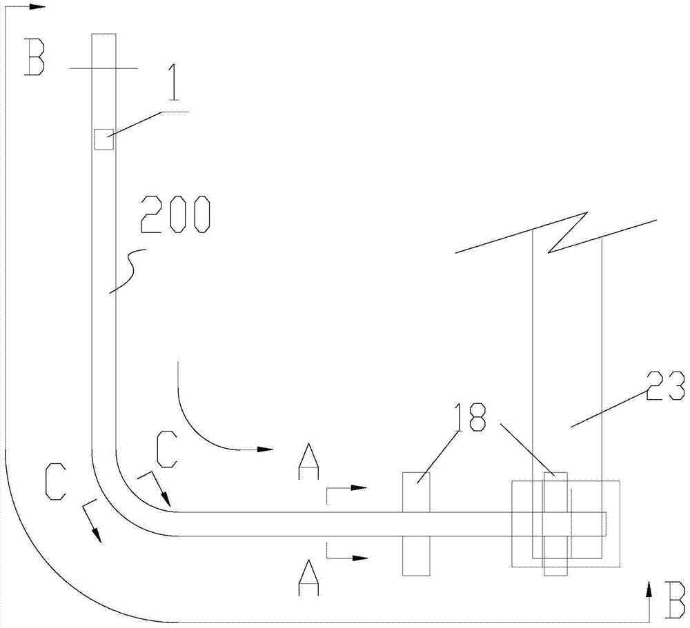 Conveyor belt capable of bending horizontally