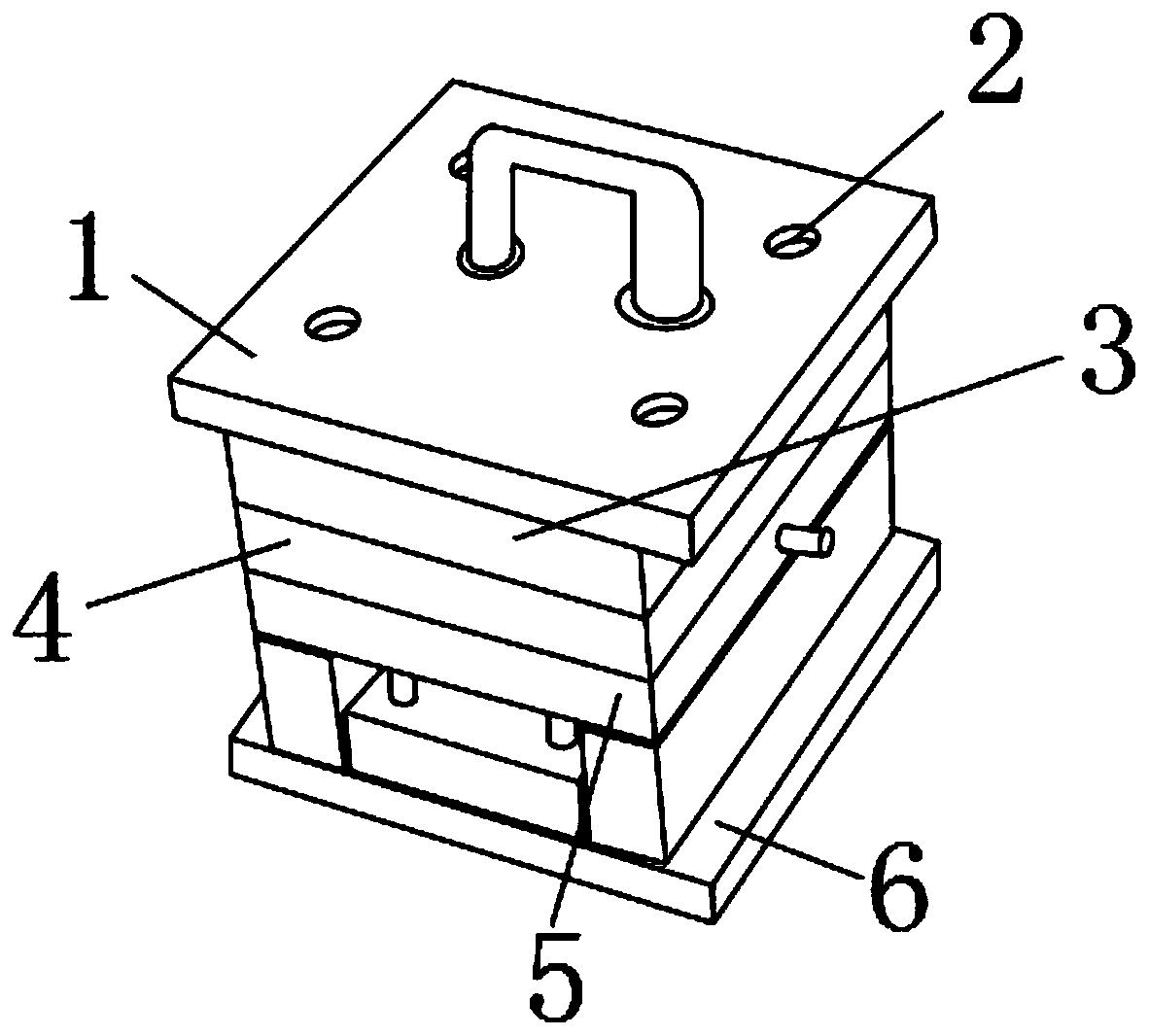 Rapid cooling forming mold