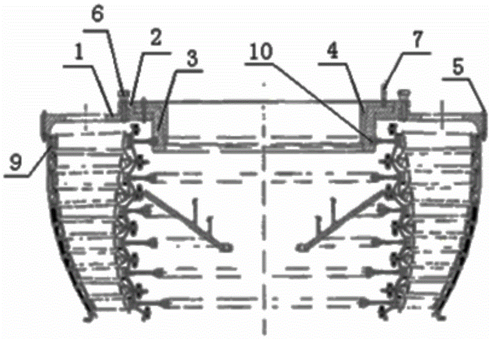 A device for positioning and hoisting a multi-stage rotor-stator unit of an aero-engine