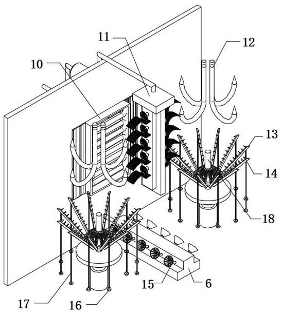 Storage device for meat processing