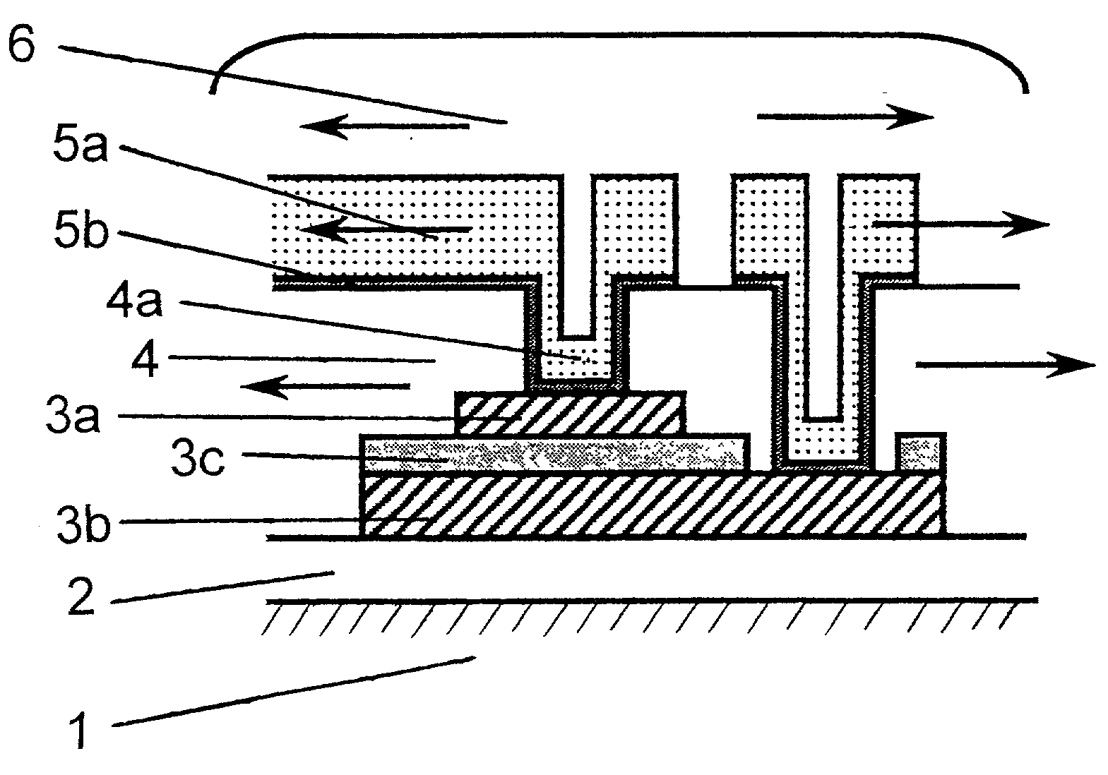 Semiconductor device having a ferroelectric capacitor with tensile stress properties