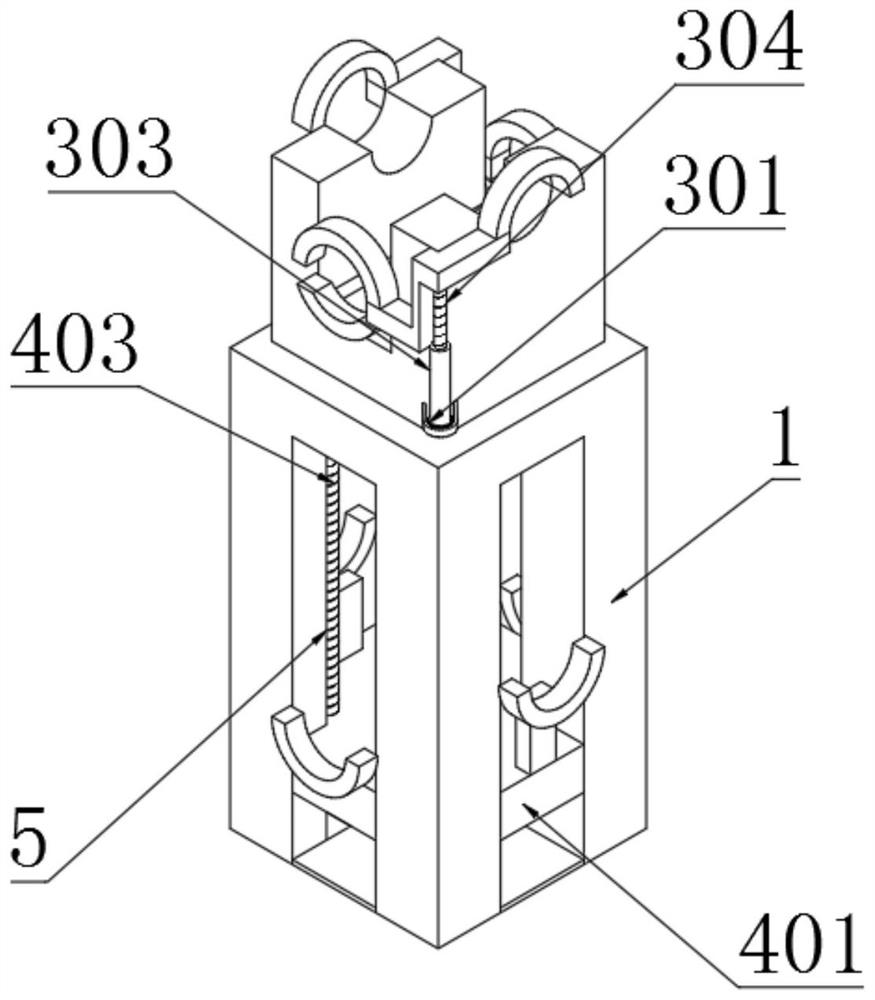 Concrete structure protection layer thickness control device