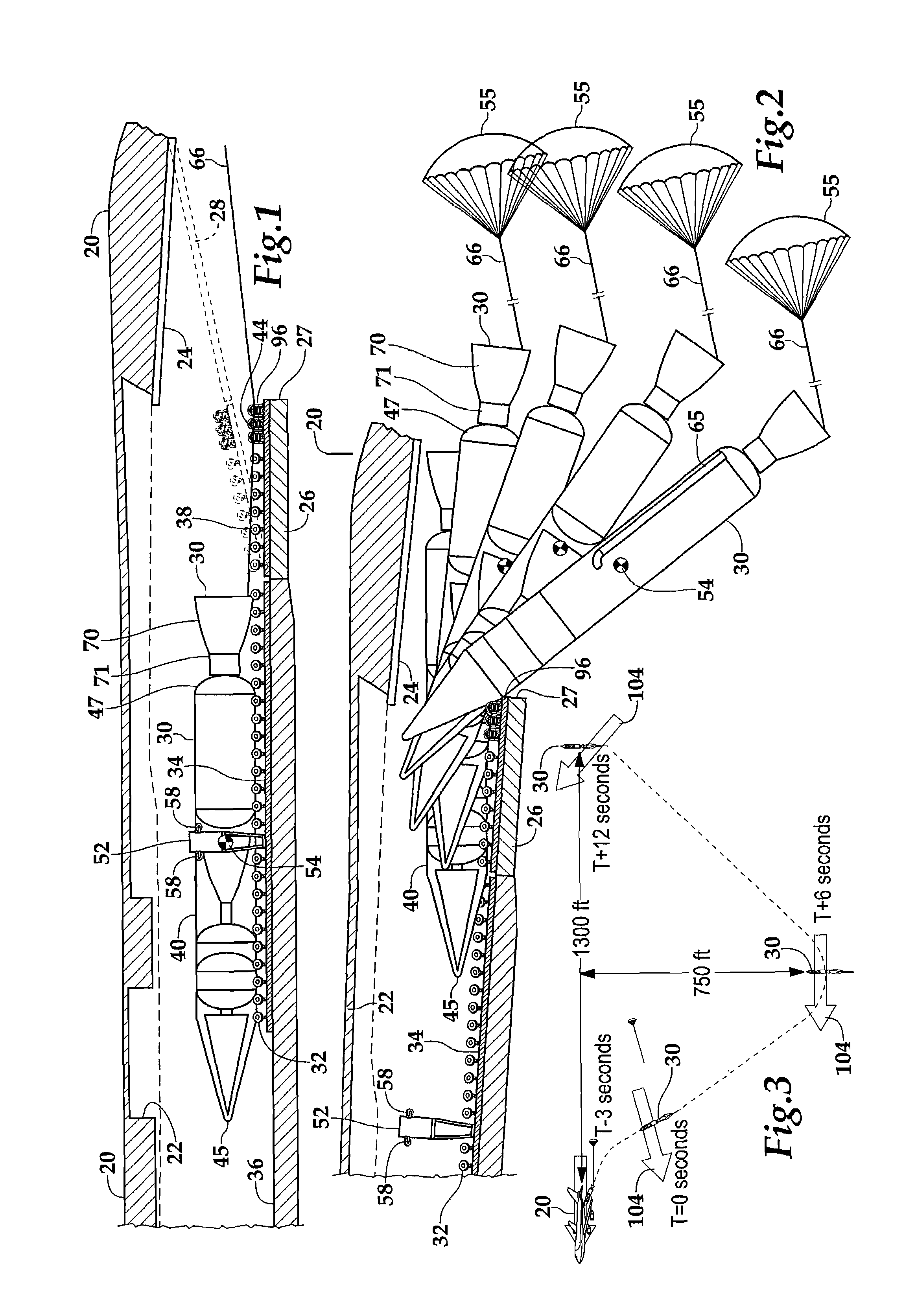 Gravity extraction air launch system for launch vehicle