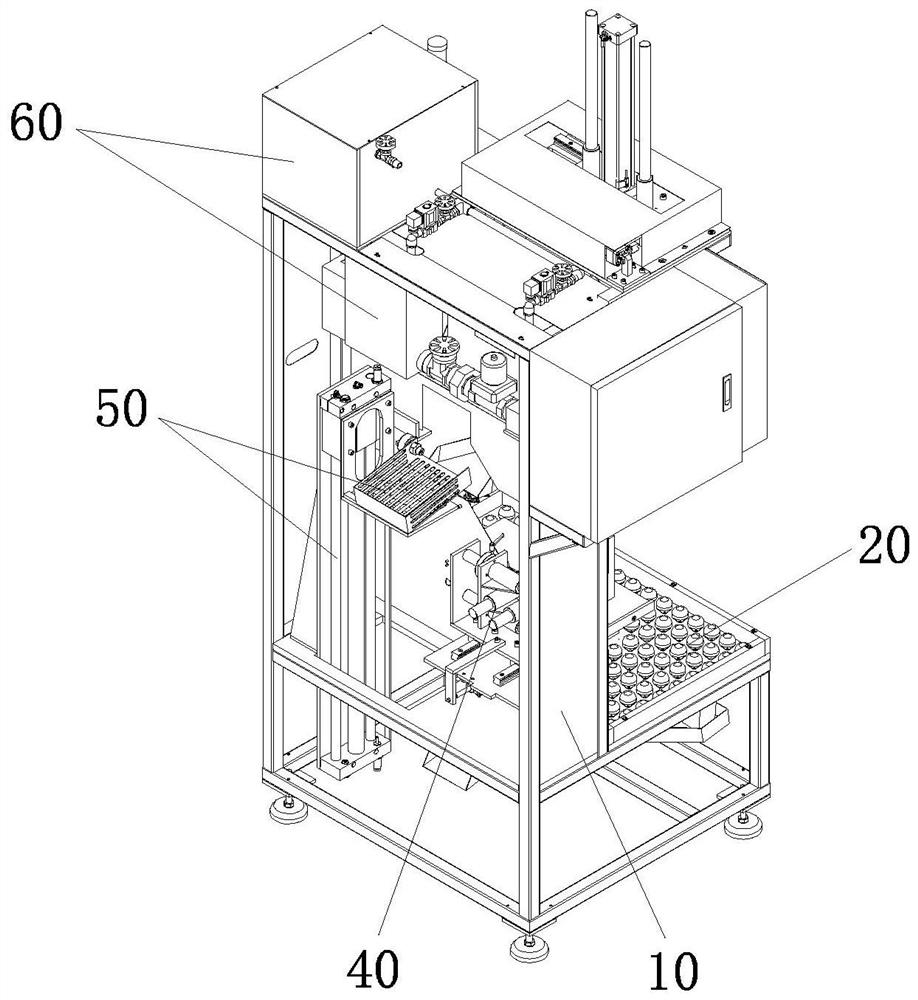 Closestool water testing machine