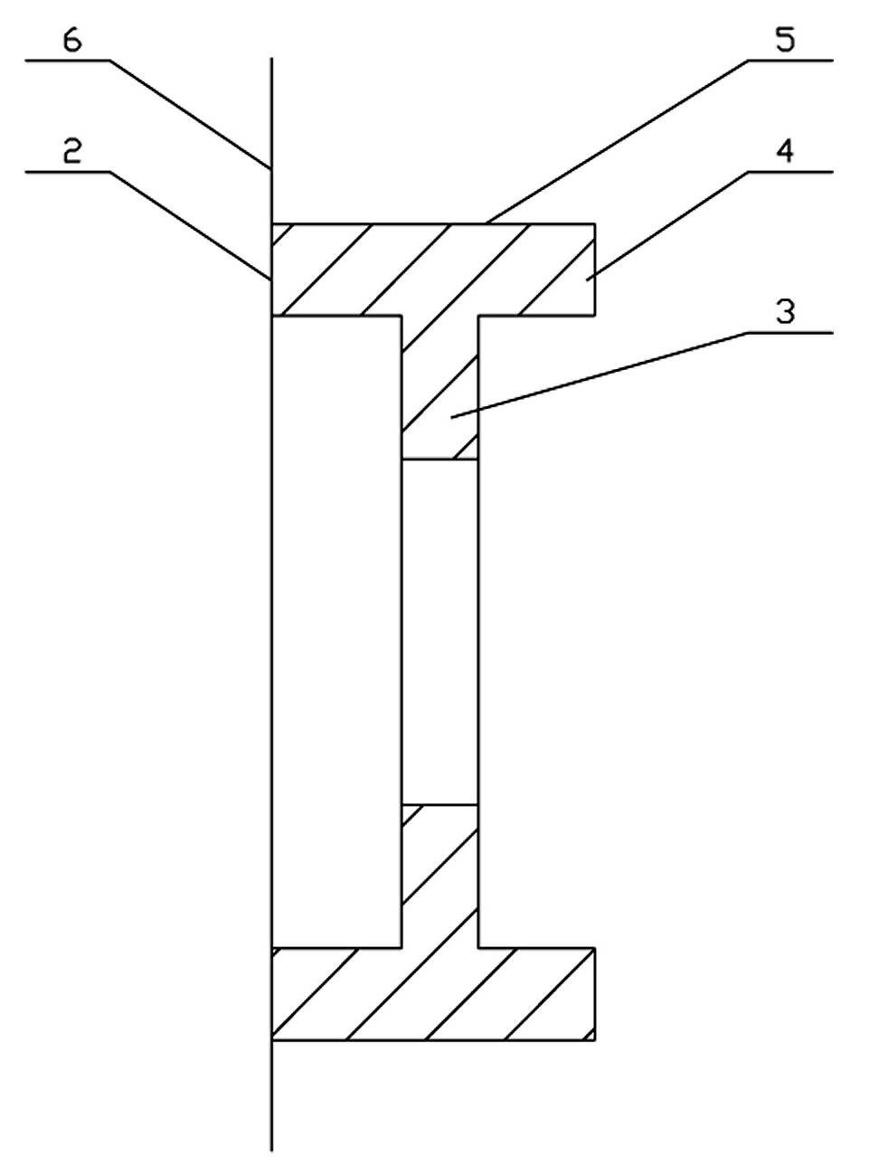 Milling processing method for inner molding surface of opening end head of thin-walled structural member