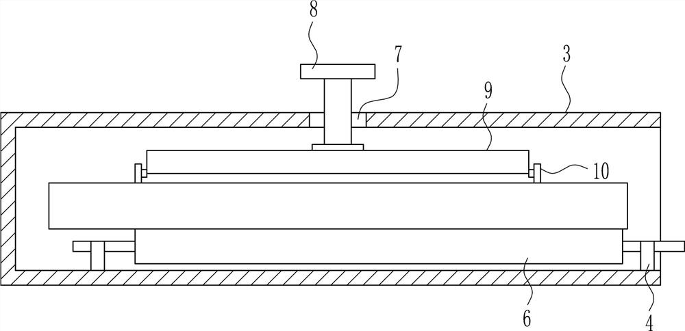 A kind of mechanical iron plate surface double-layer synchronous polishing equipment