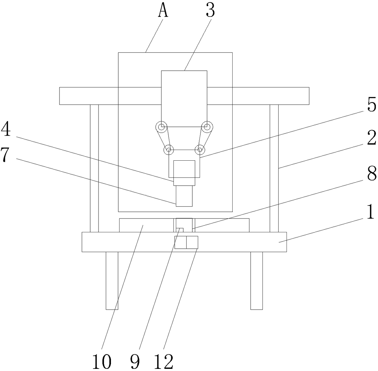 Multi-purpose button sewing device for garment processing