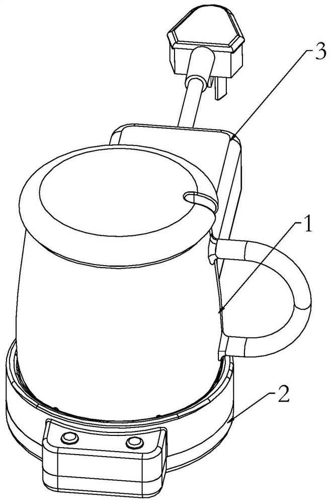 Liquid heating container and heating control method thereof