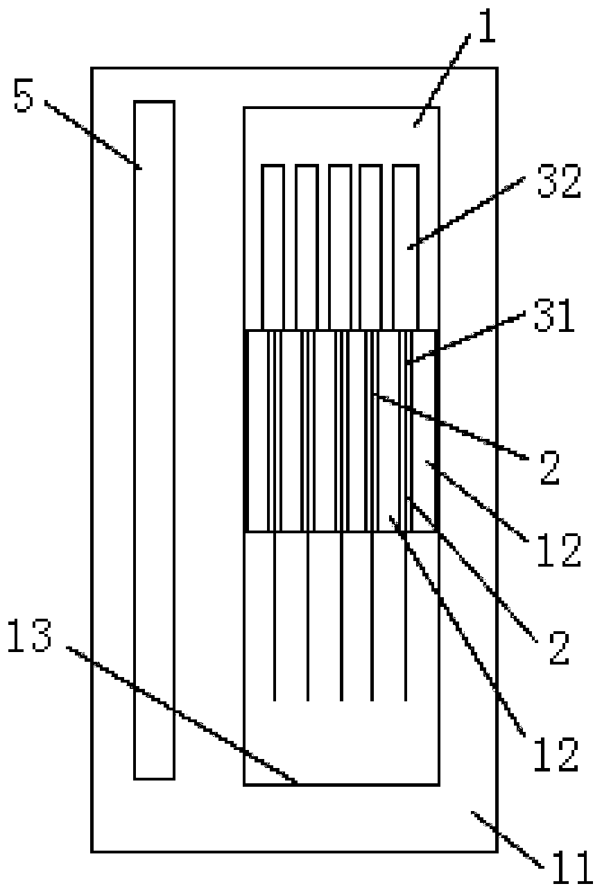 An acupuncture needle packaging structure and method