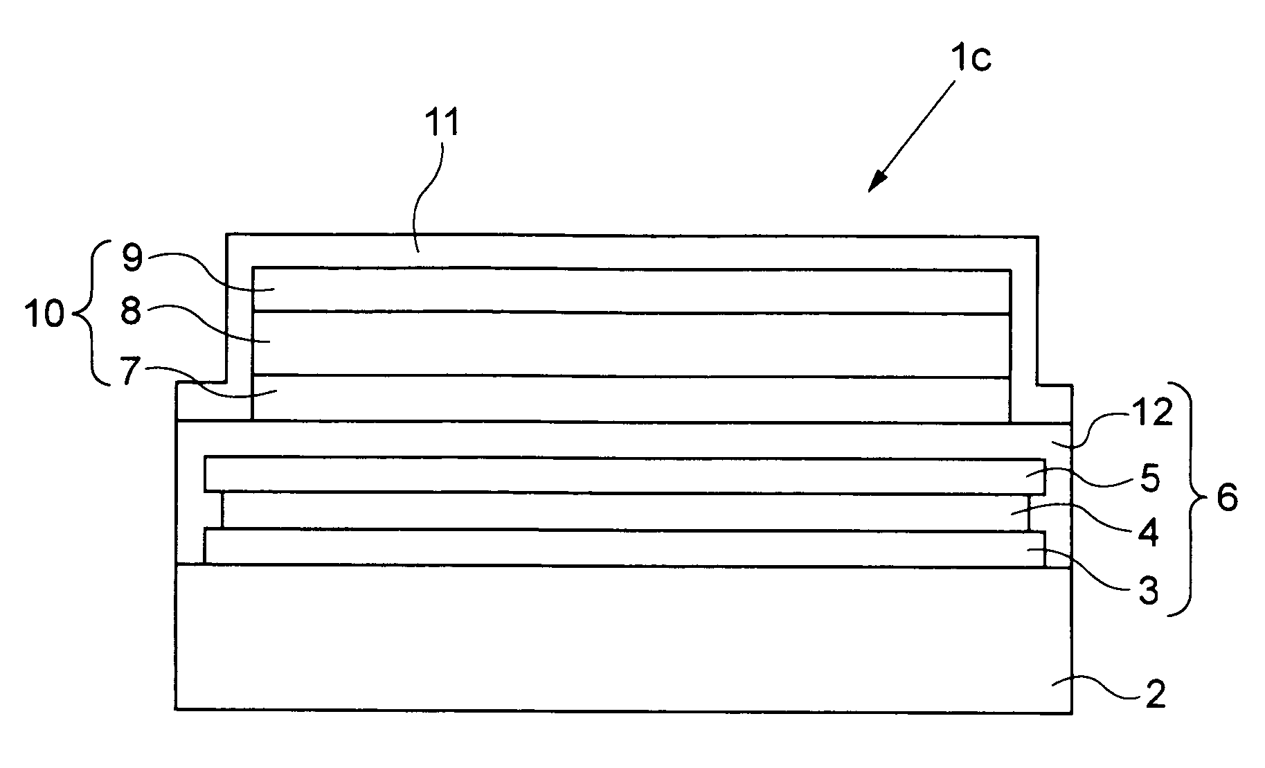 Organic electroluminescence display panel including a gas barrier laminate between a substrate and an organic electroluminescence element