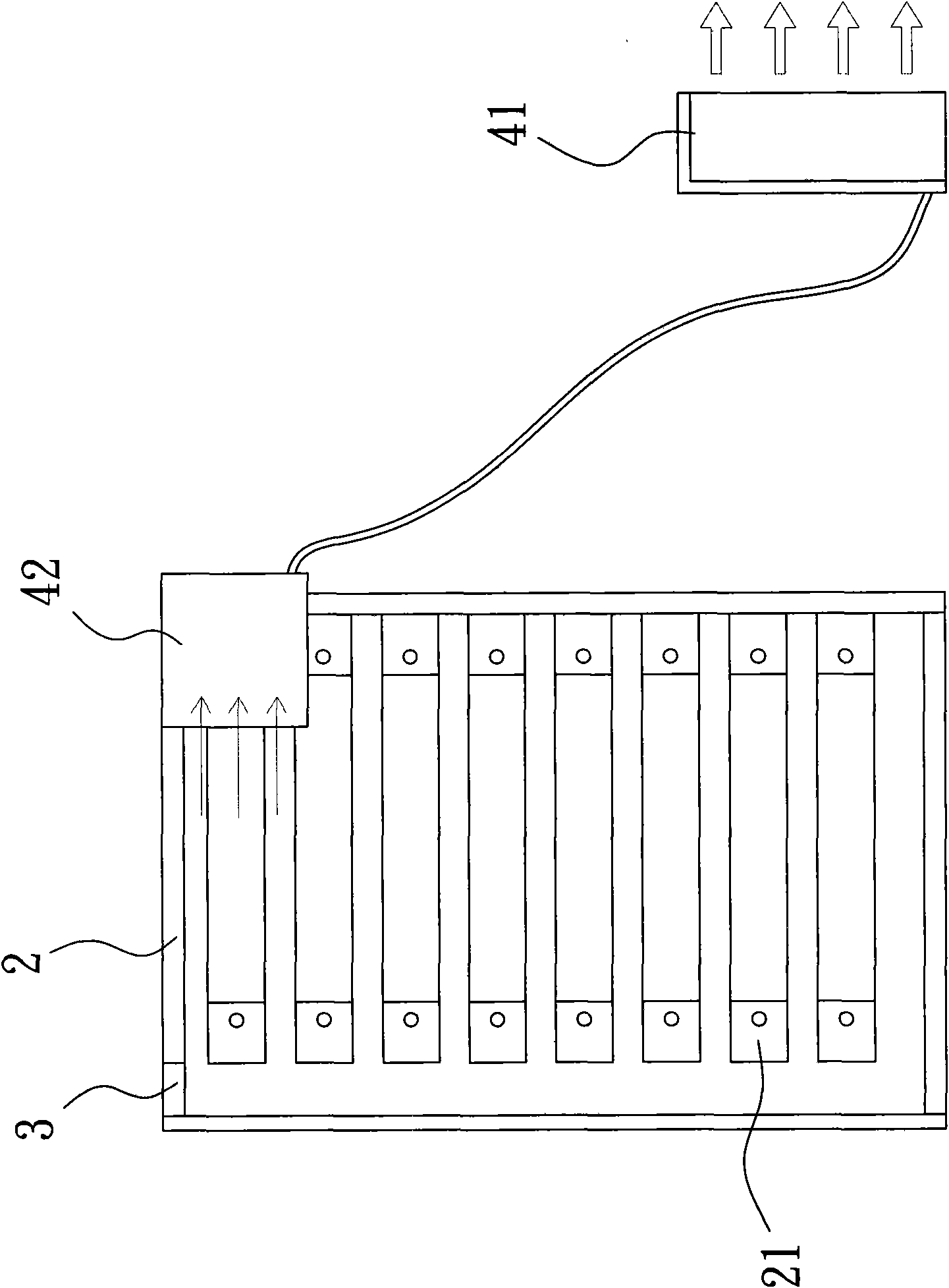 Cabinet with air conditioning function