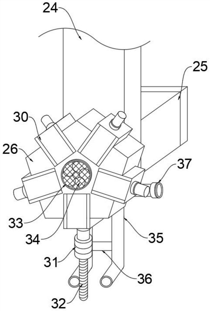 Punching device for colored aluminum sectional material machining and punching method of punching device