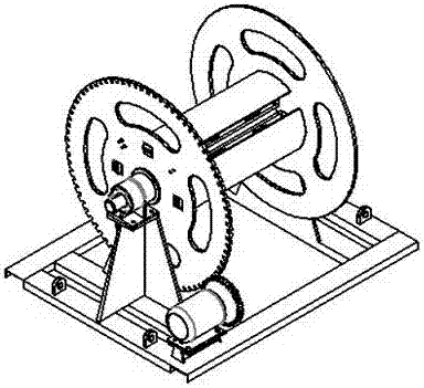 A wire rope winding device