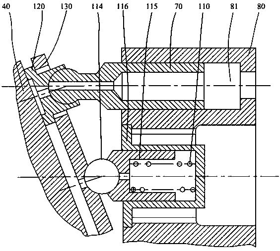 Return stroke mechanism and tilting tray type plunger pump or motor including structure