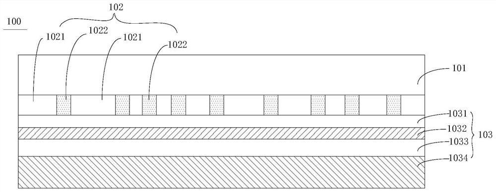 Light-transmitting film for displaying gradient colors and preparation method and application thereof