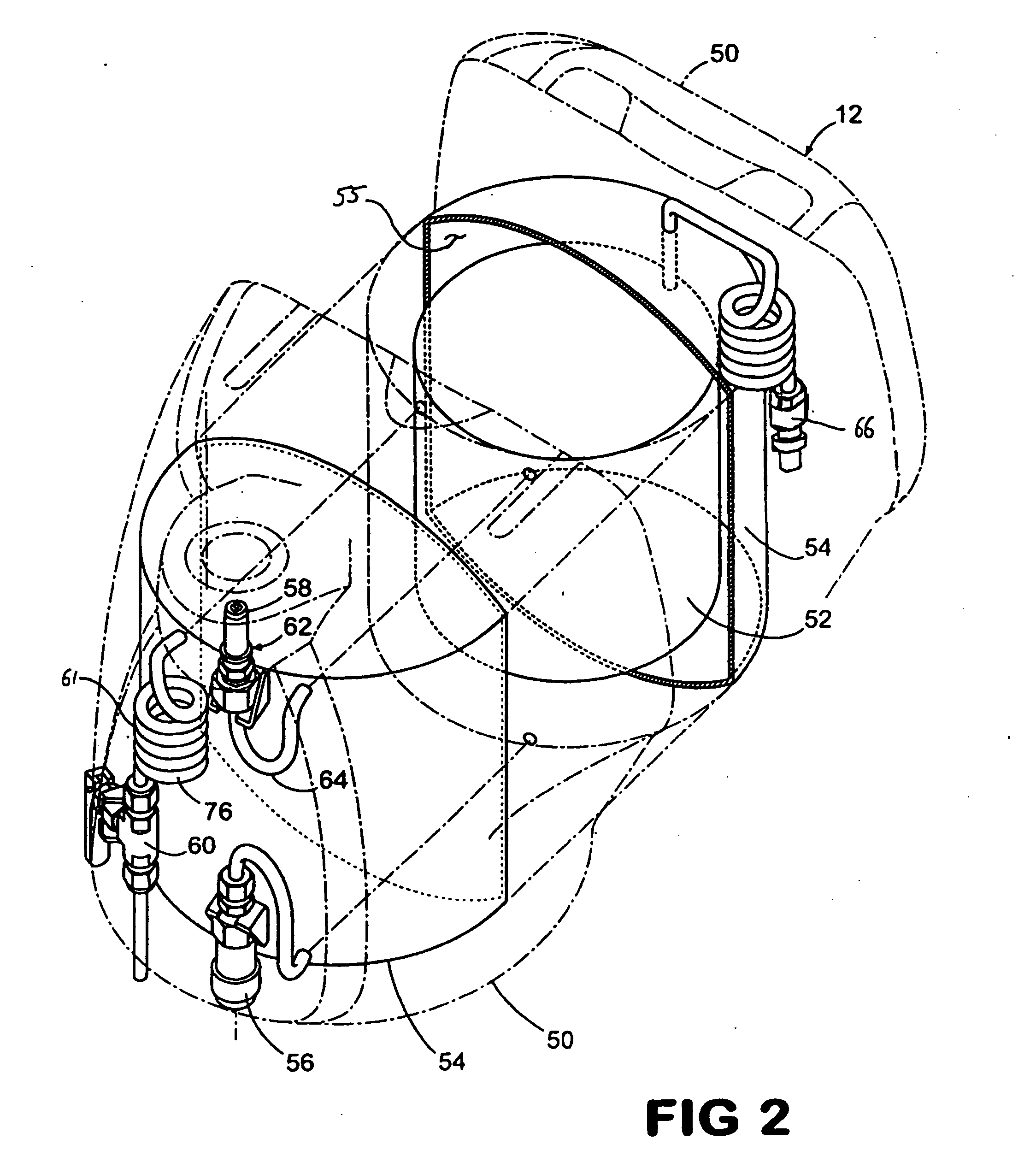 Portable liquid oxygen delivery system