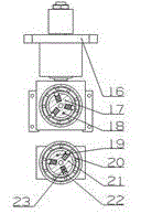 Apparatus for peeling middle of wire