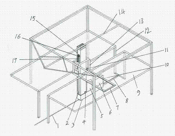 Avoidance-free double-layer three-dimensional parking garage