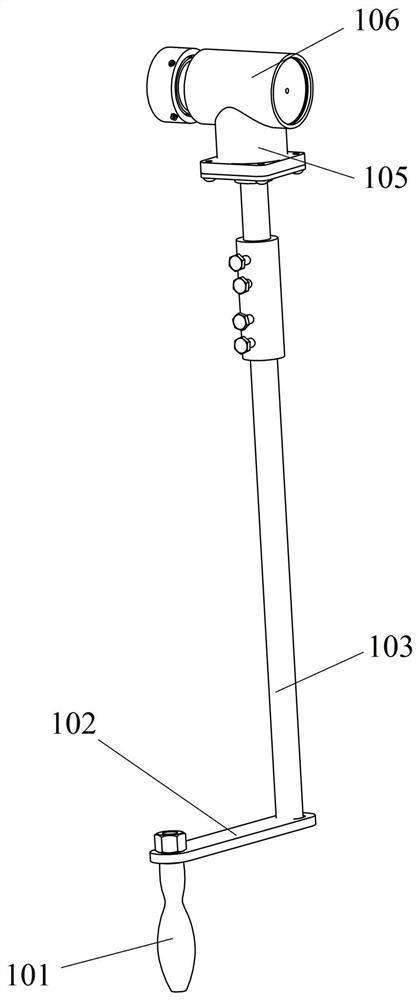 An aircraft flap crank device