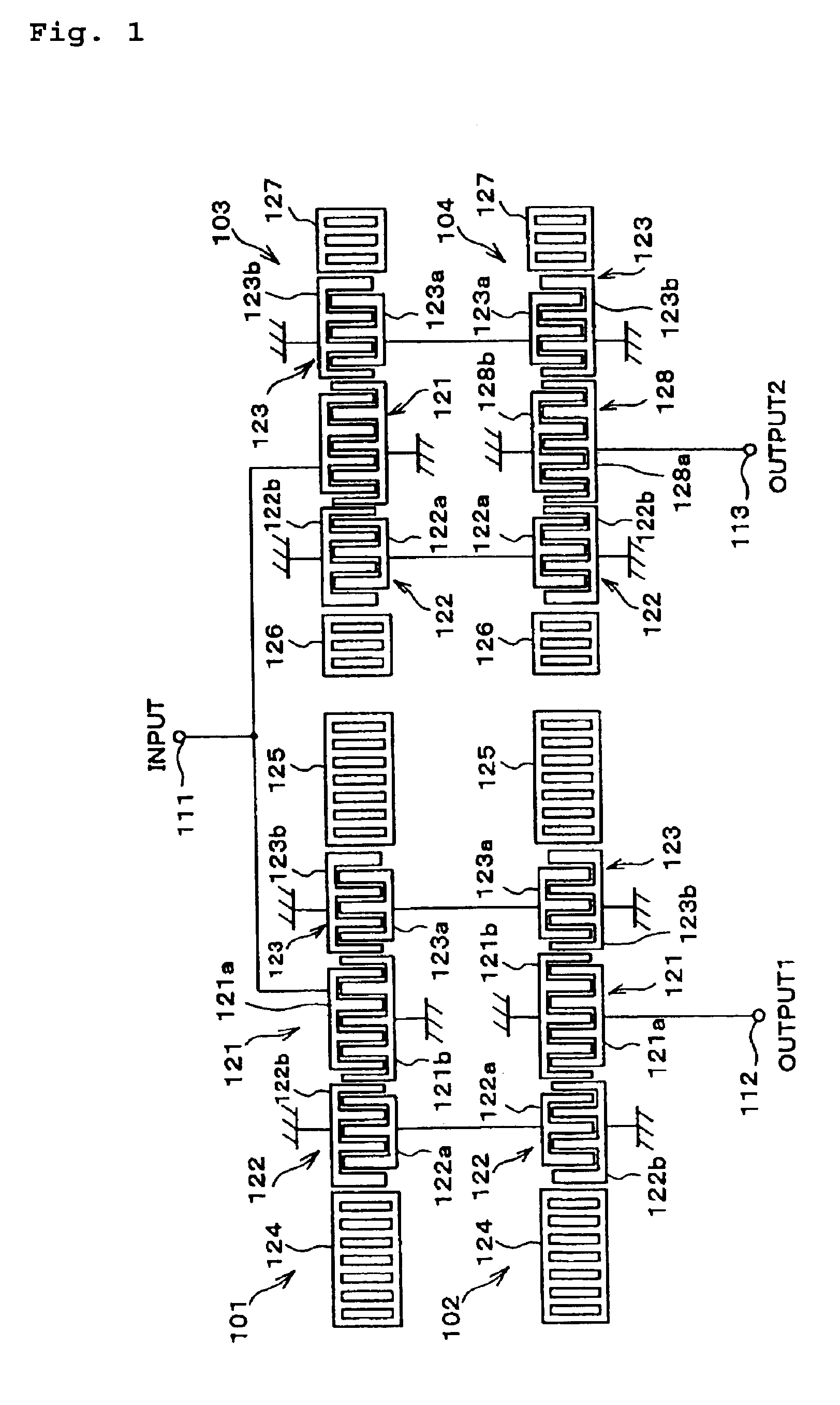 Surface acoustic wave filter apparatus having different structure reflectors