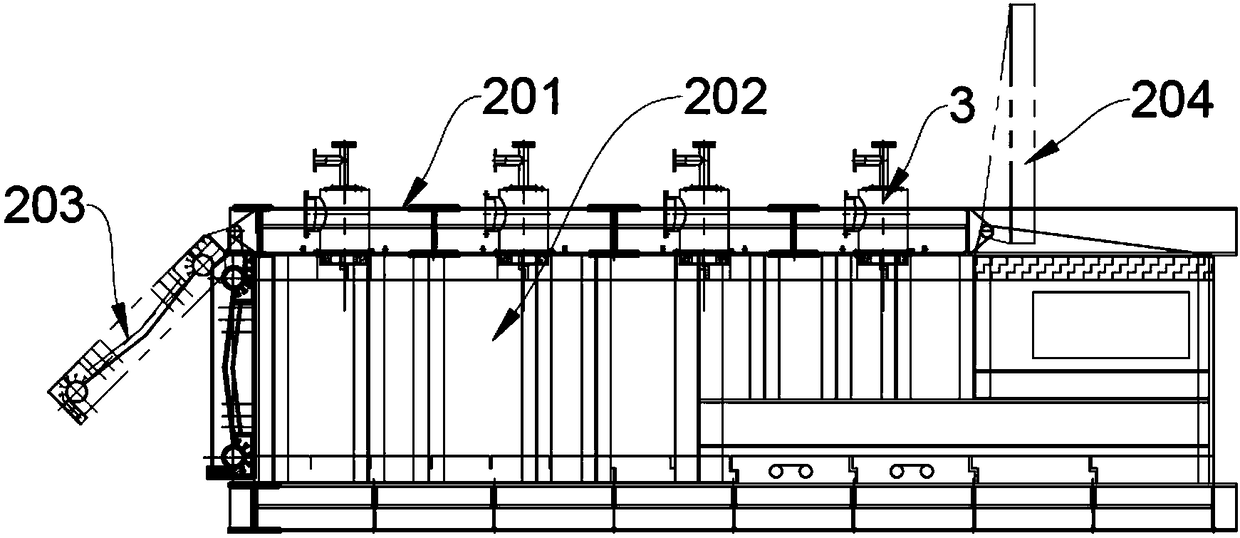 Scrap steel preheating system