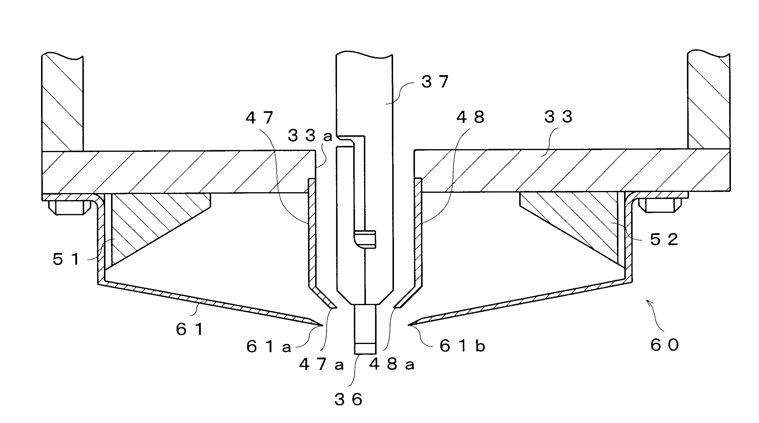 Dust collecting mechanism for groove machining head and groove machining apparatus