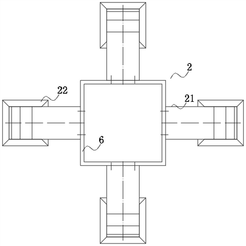 Pseudo-classic building prefabricated copper bracket combination structure and mounting method thereof