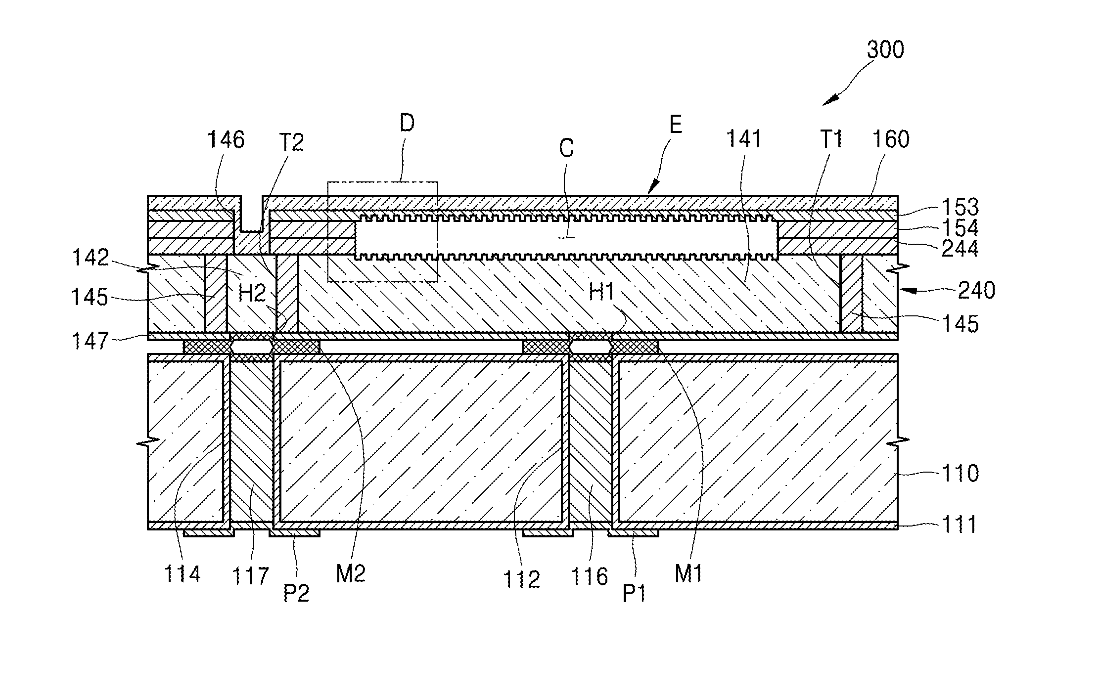 Capacitive micromachined ultrasonic transducer having nanopillar structure and method of fabricating the same