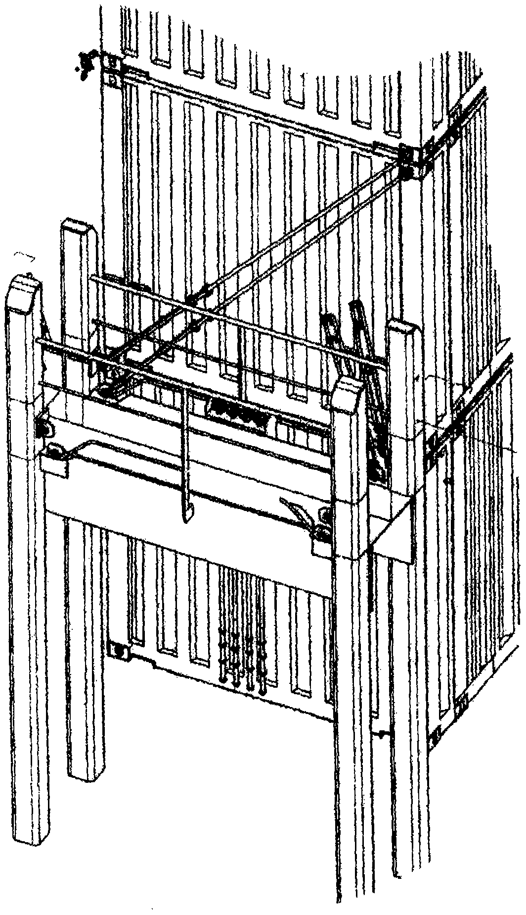 Lashing bridges for cargo ships