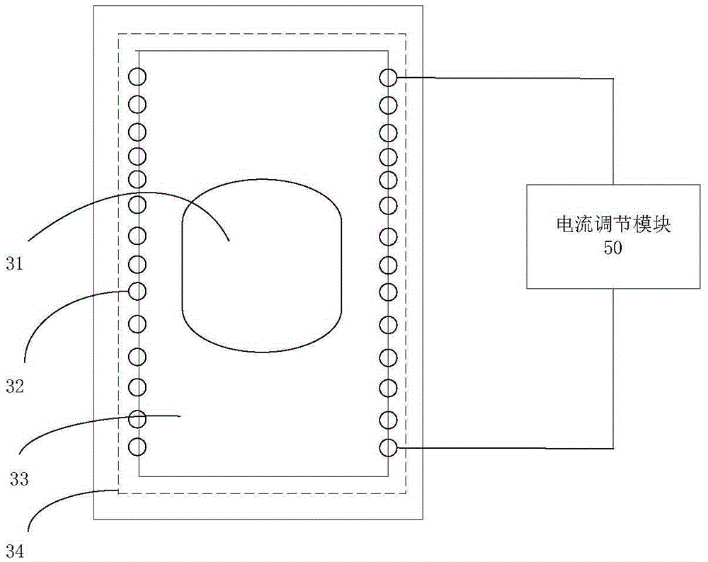 Electromagnetic induction measure apparatus