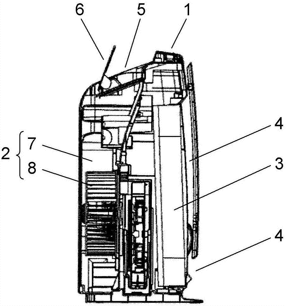 Air filter and air cleaning device using the same