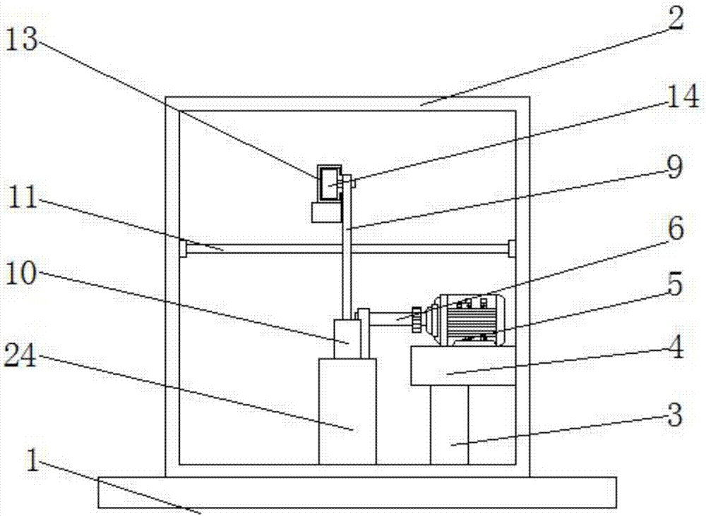 Paint spraying device for boards for computer manufacturing