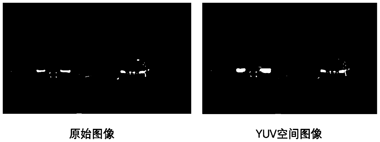 Night vehicle identification method