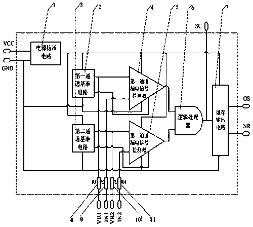 Anti-interference and adjustable dual-channel leakage protector