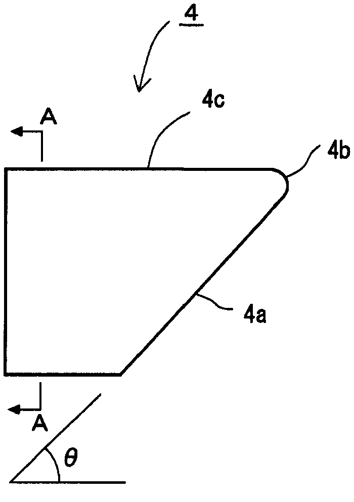 Laterally emitting device and method of manufacturing same