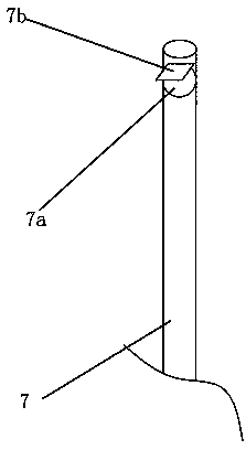 Water-receiving type water outflow device in water cold storage