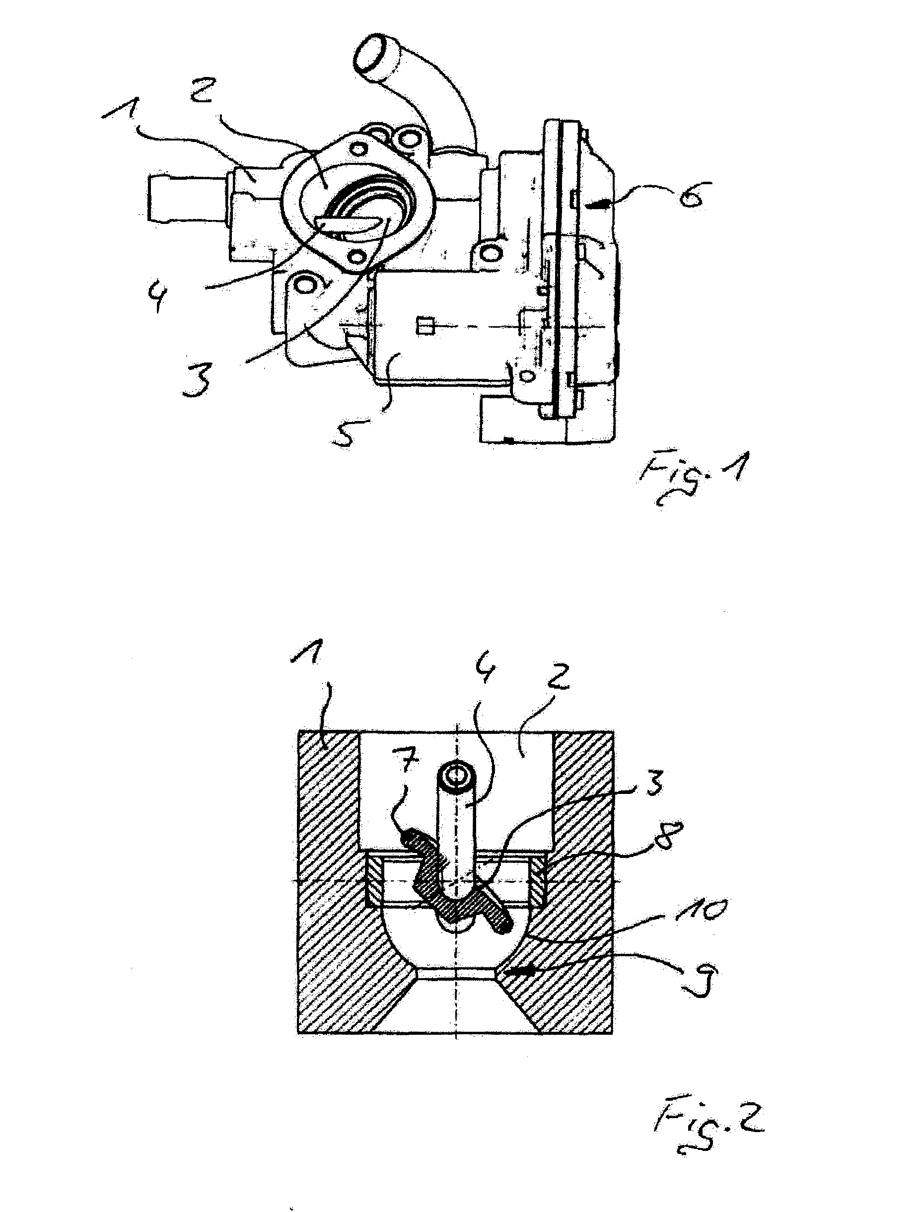 Valve device for a motor vehicle