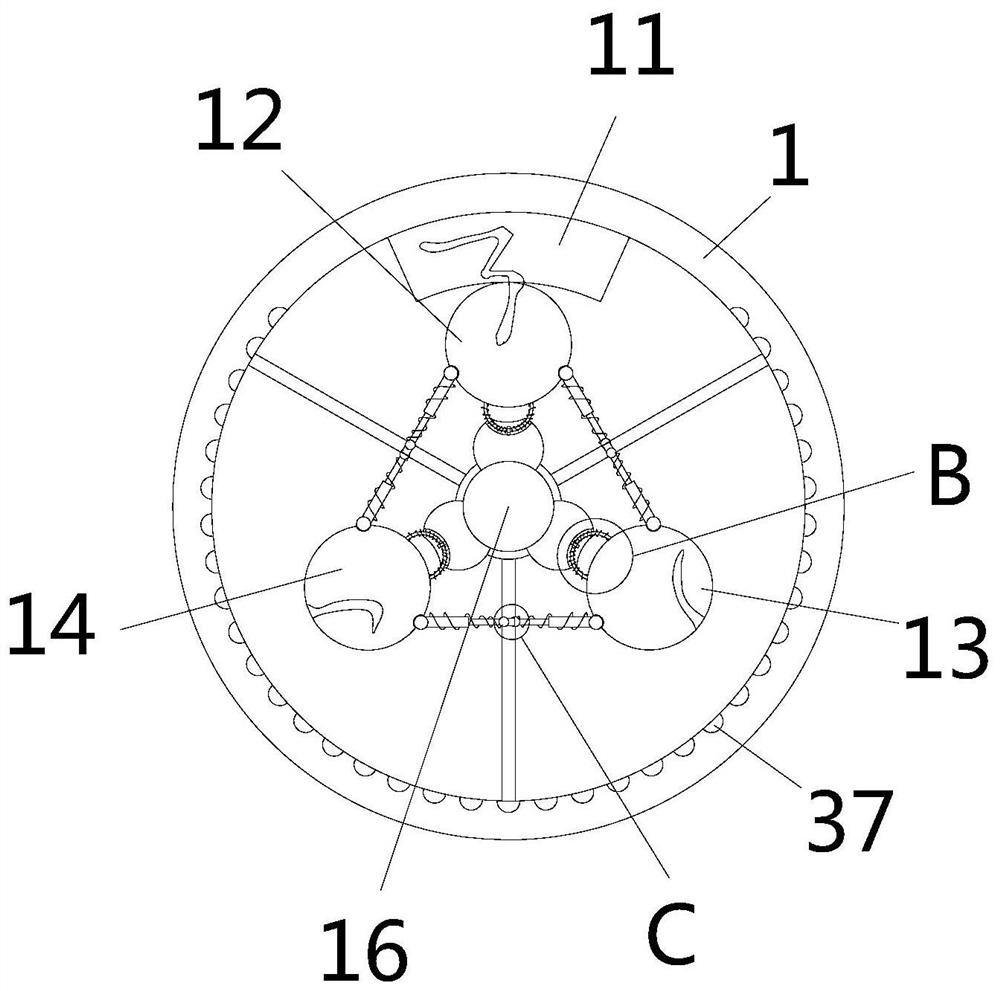 Multi-group similar Chinese character component writing practicing device