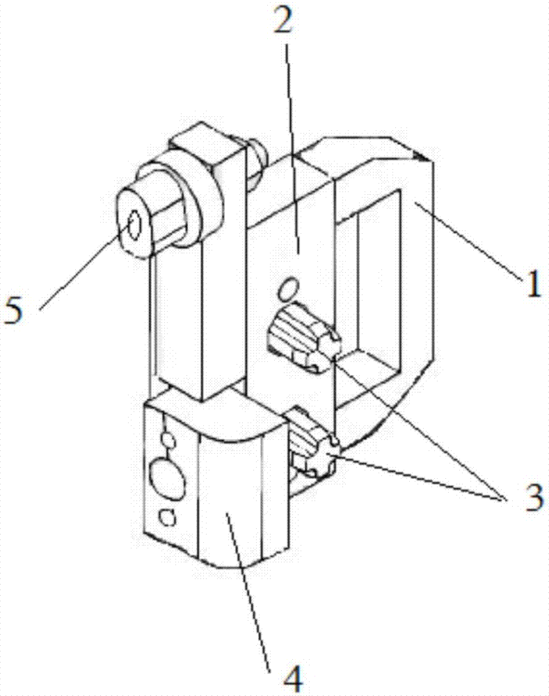 Detection tool for mounting hole of B pillar of vehicle