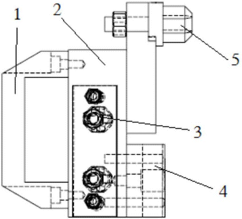 Detection tool for mounting hole of B pillar of vehicle