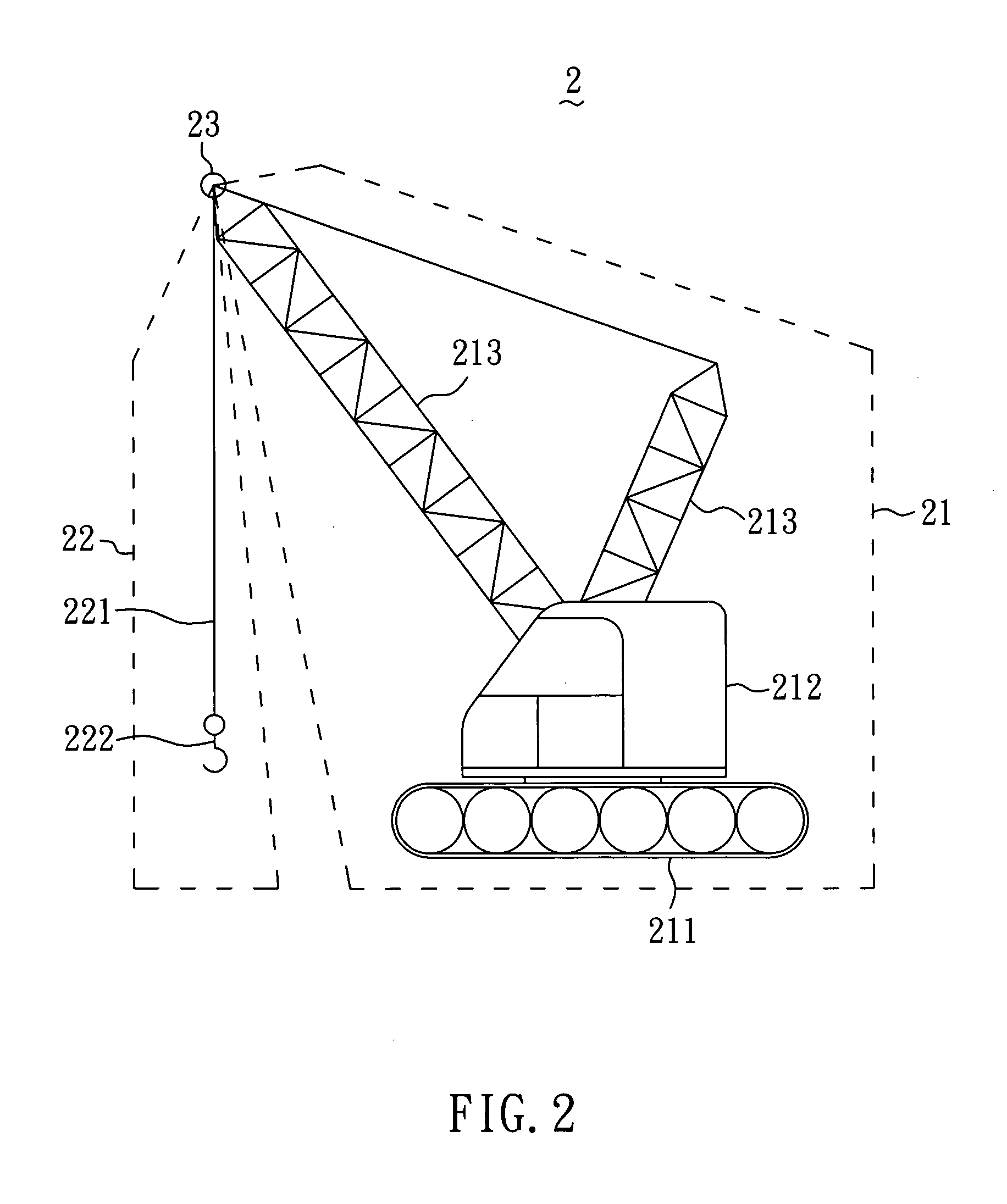 Simulation system for a construction crane and the simulation method thereof
