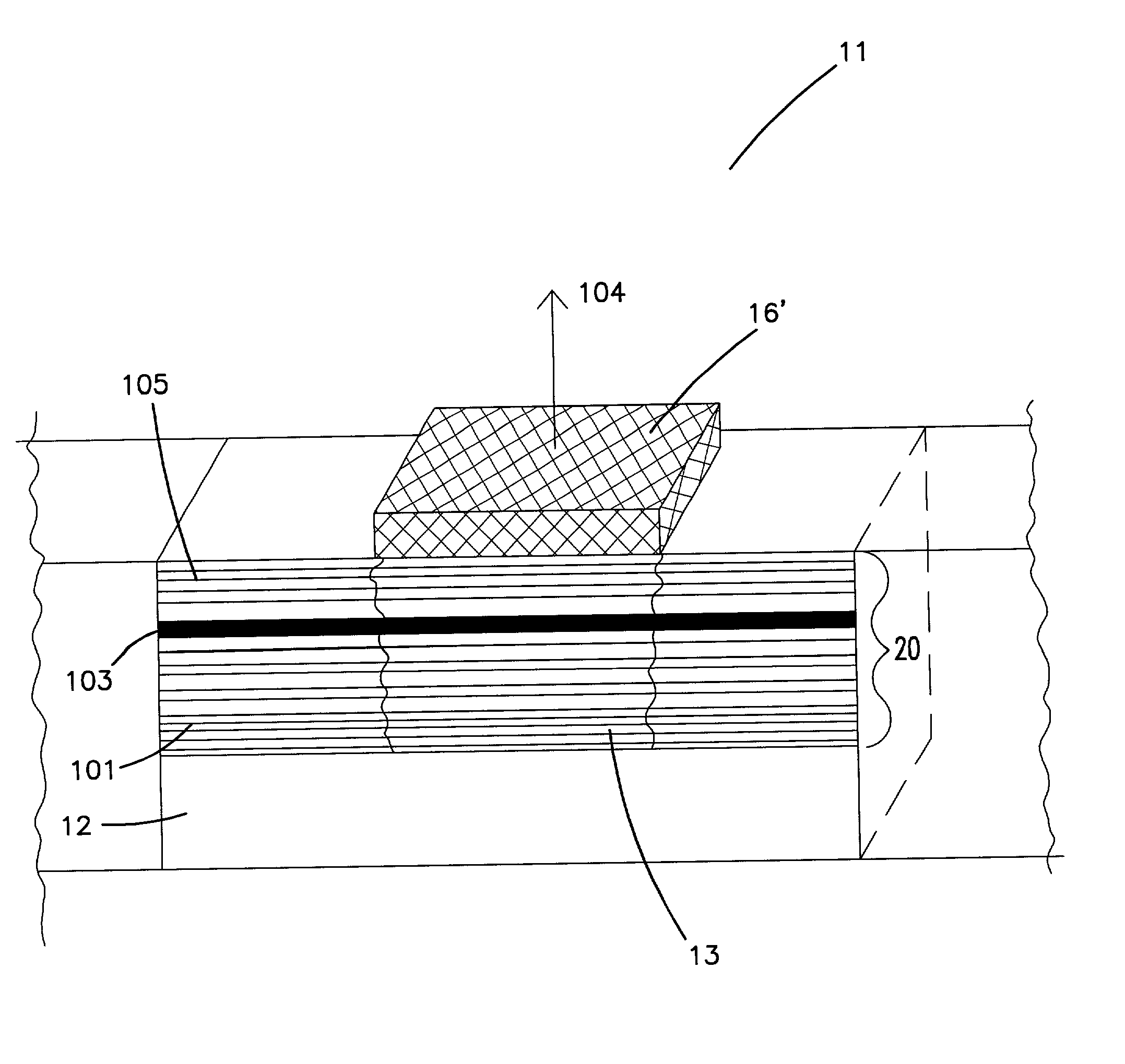Method and apparatus for producing VCSELS with dielectric mirrors and self-aligned gain guide