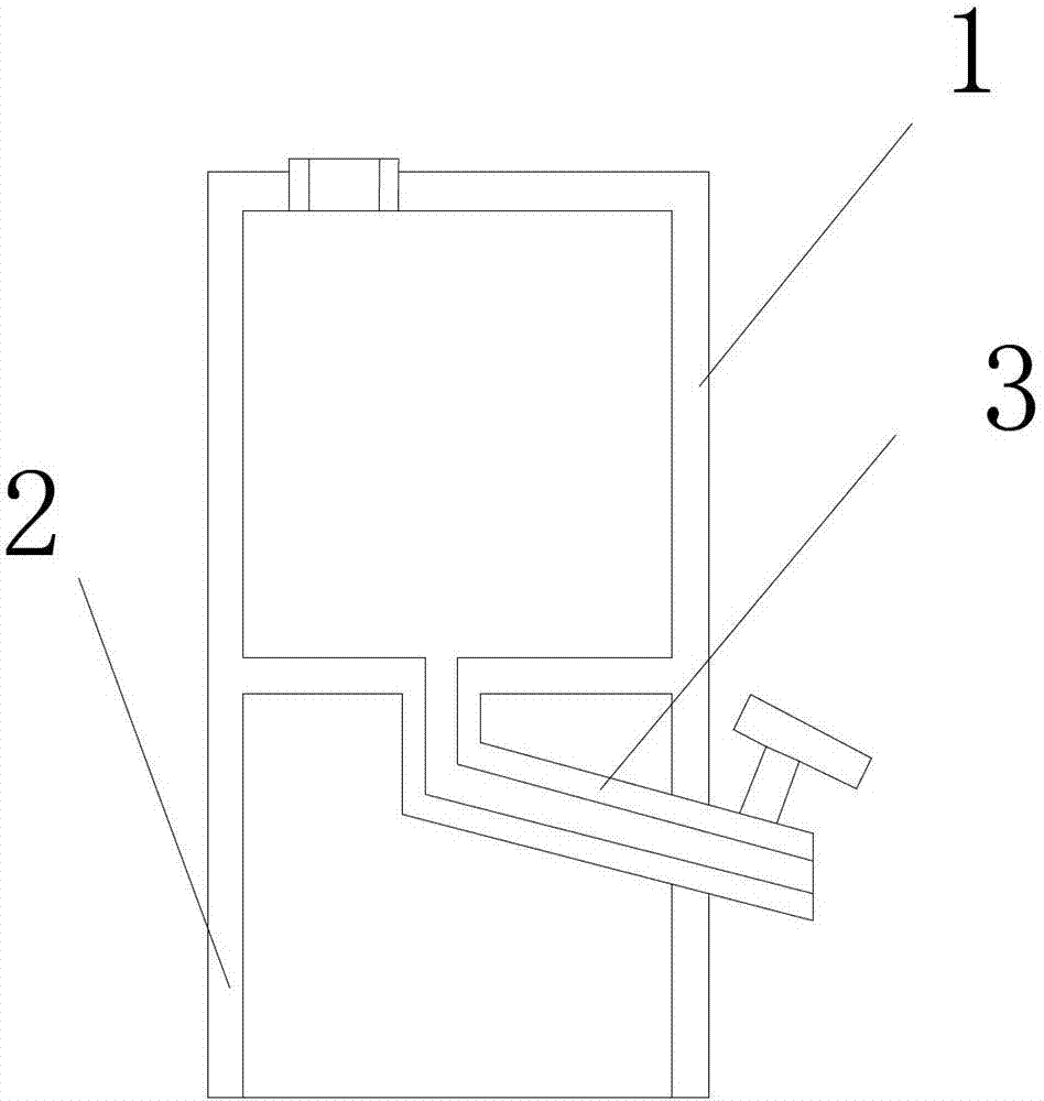 Material barrel convenient for discharging for chemical engineering