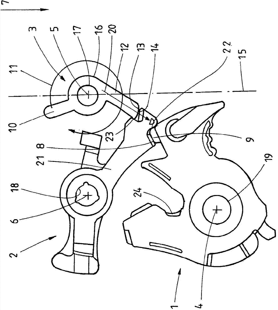 Lock for a shutter or door