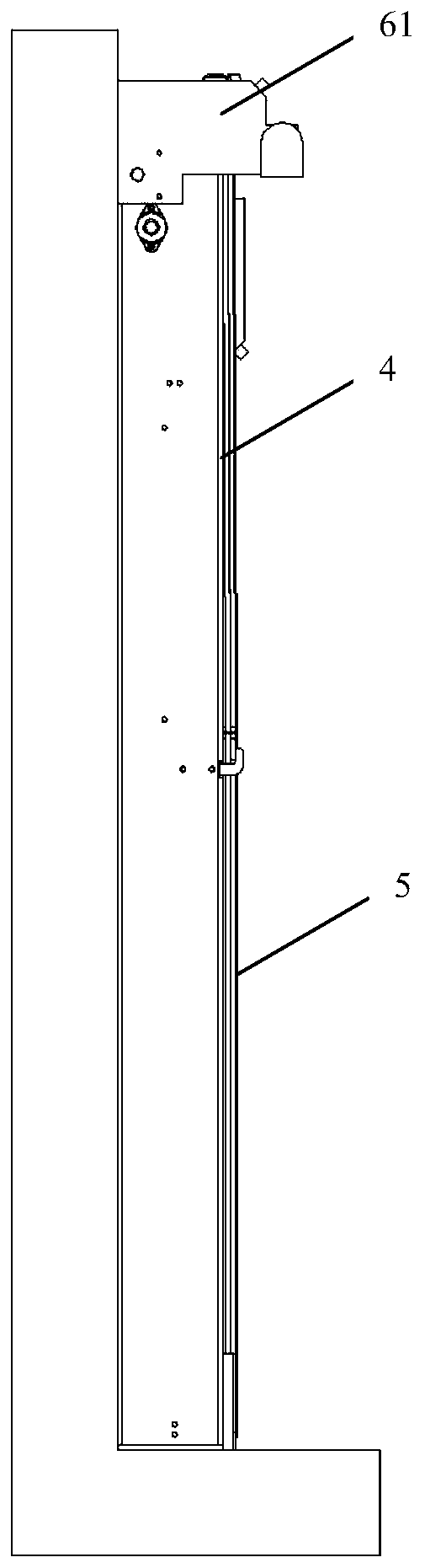 Intelligent folding type water retaining door