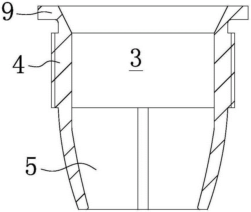 Clamping table type connecting piece